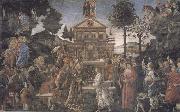 Sandro Botticelli Trials of Christ France oil painting artist